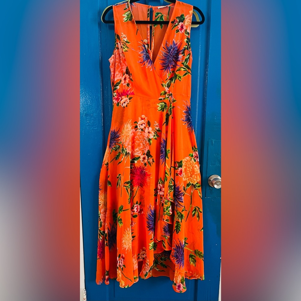 CALVIN KLEIN Floral Sleeveless Maxi